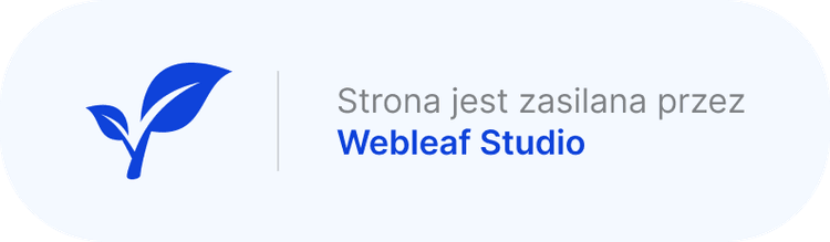 Strona zasilana przez Webleaf Studio